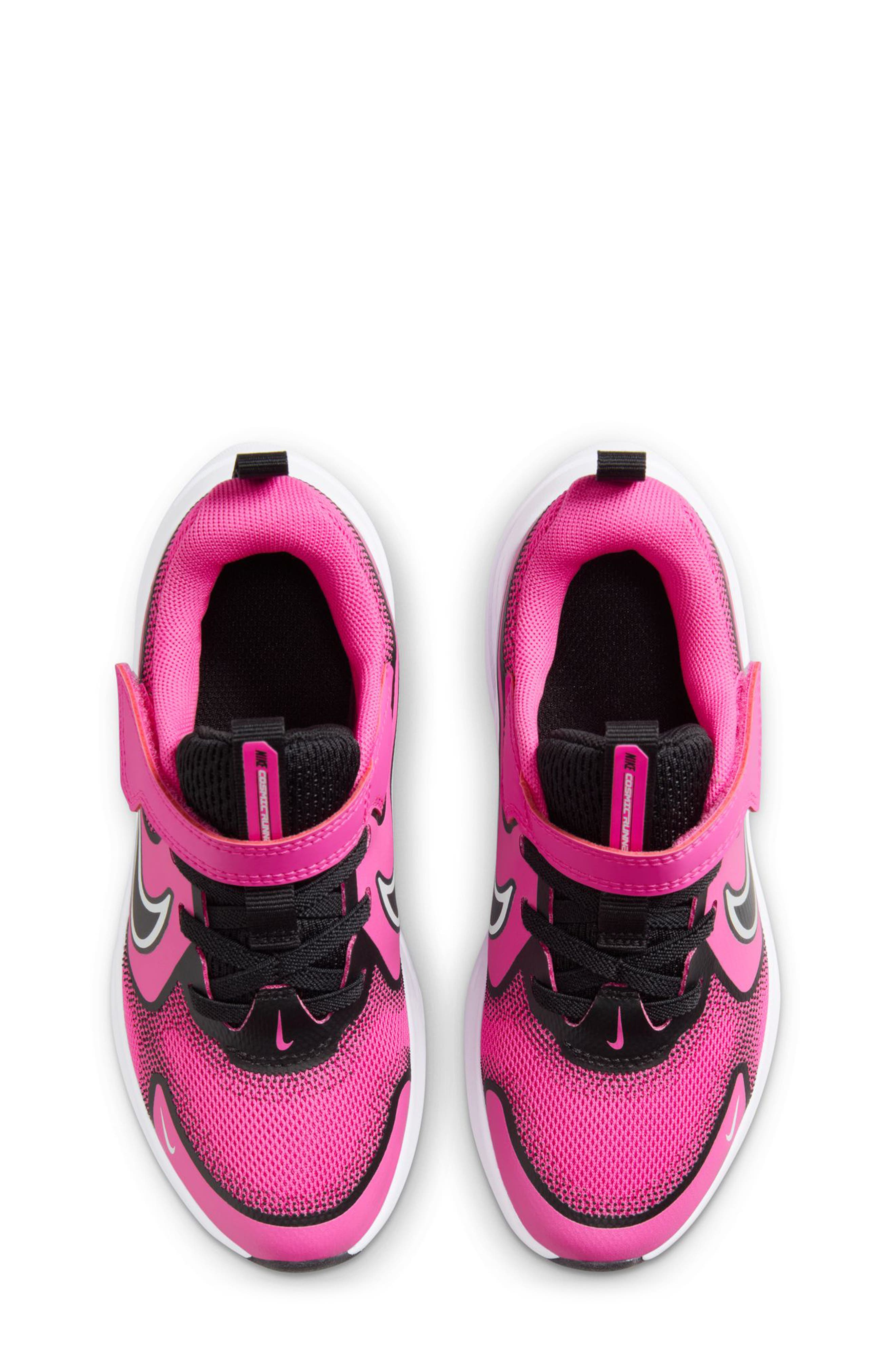 Cosmic Runner Running Shoe, Alternate, color, LASER FUCHSIA/ WHITE/ BLACK