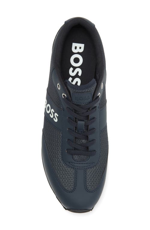 Hugo Boss Gender Inclusive Parkour Runn Sneaker In Blue