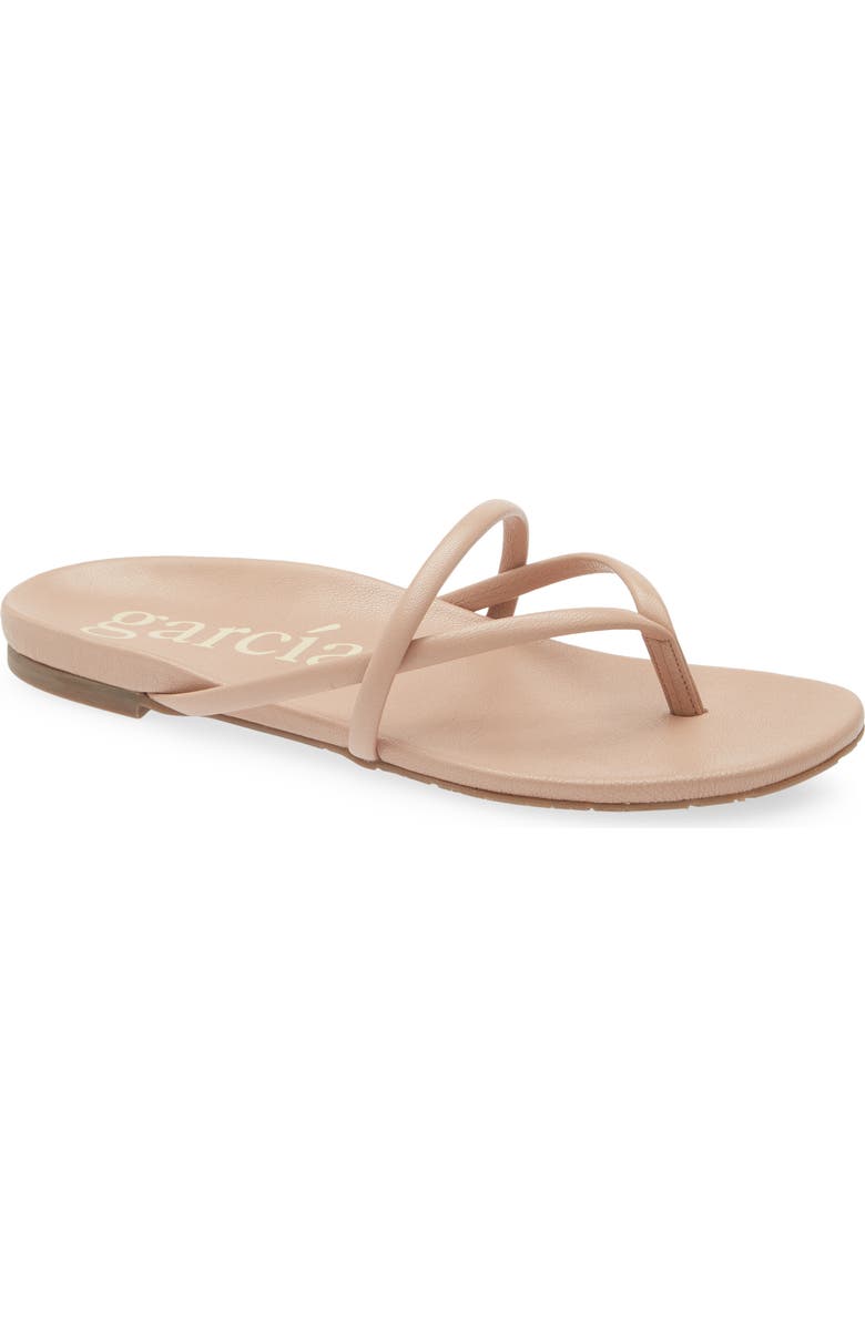 Pedro Garcia Belany Flip Flop, Main, color, Buff Caprine