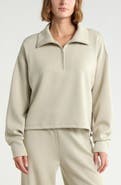 Z by Zella Whisper Knit Half Zip Sweatshirt