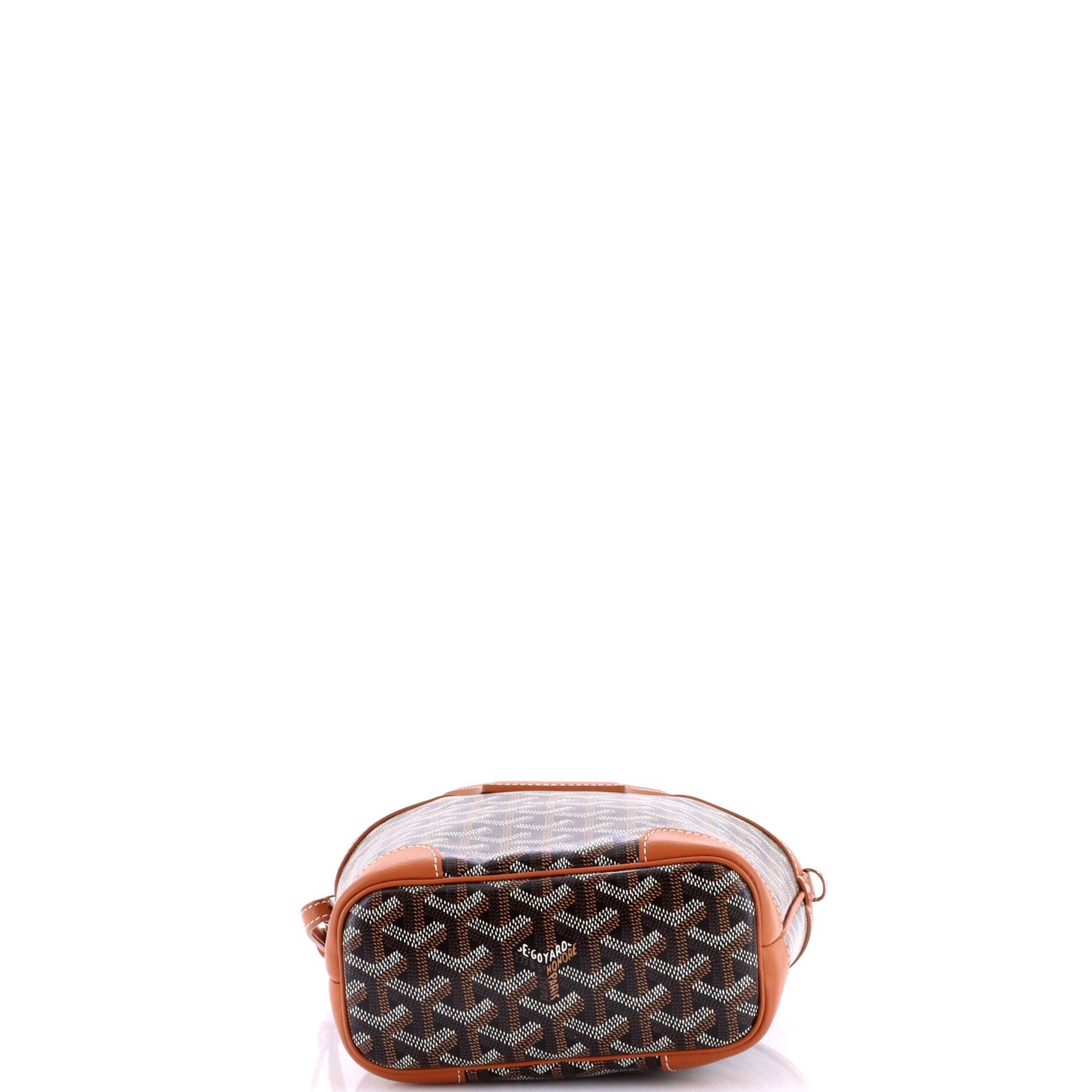 Pre-Owned Goyard Beluga Bag Coated Canvas Mini, Alternate, color, Brown