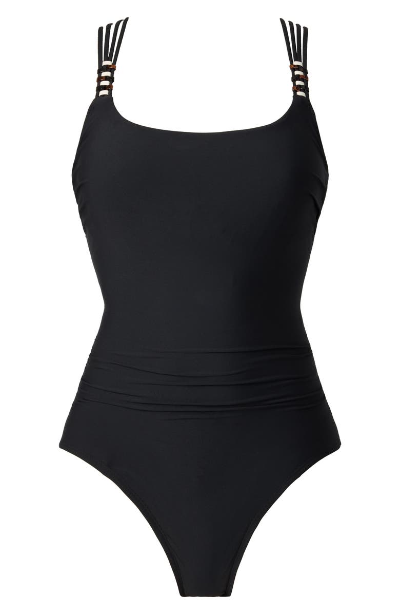 Magicsuit<sup>®</sup> Rene Beaded Strappy Underwire One-Piece Swimsuit, Alternate, color,