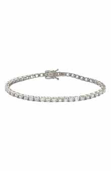 SUZY LEVIAN Sterling Silver CZ Tennis Bracelet