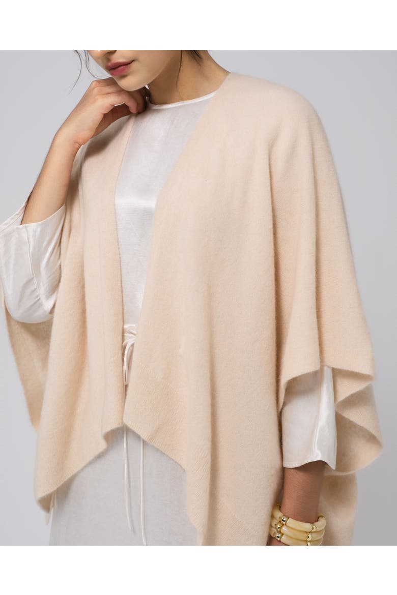 Cashmere Cape, Alternate, color, Cream