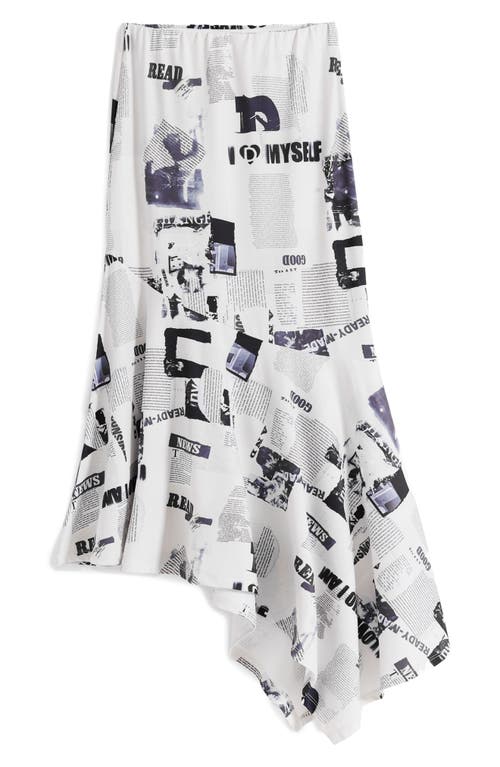 Desigual Handkerchief Hem Skirt In Multi