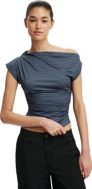 Cotton On Women's Georgie Off Shoulder Short Sleeve