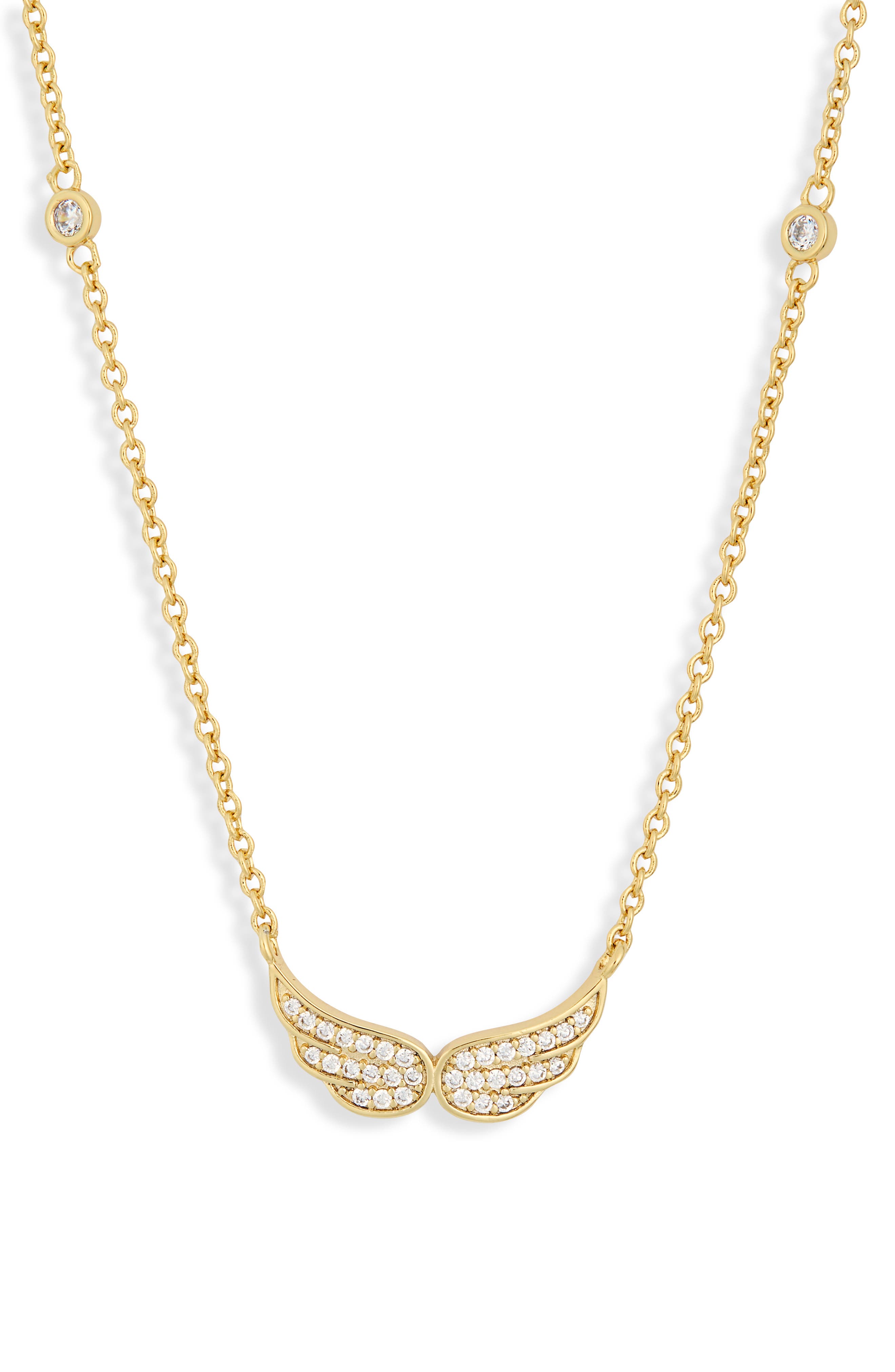 Electric Picks Wings Pendant Necklace