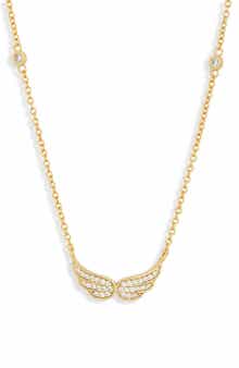 Electric Picks Wings Pendant Necklace