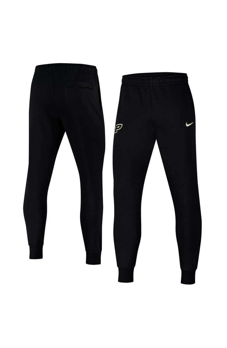 Nike Men's Nike Black Purdue Boilermakers Club Fleece Pants, Alternate, color, Black