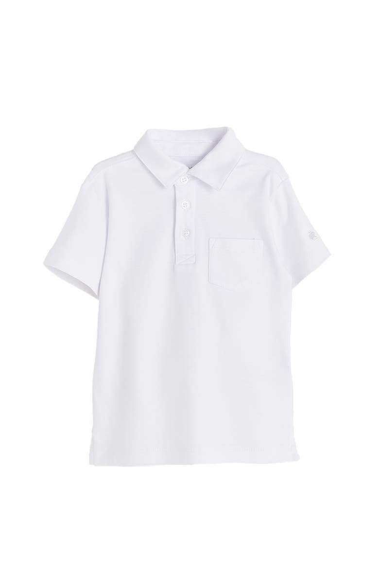 Babycottons College Polo Shirt for Little Kid, Main, color, White