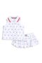 Logo Print Polo & Skort Set
