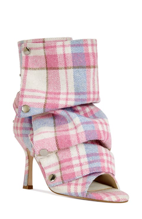 Birdsong Open Toe Denim Bootie (Women)