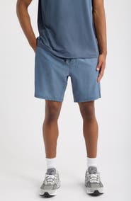 SANTO STUDIO Runner Tech Pinstriped Performance Shorts