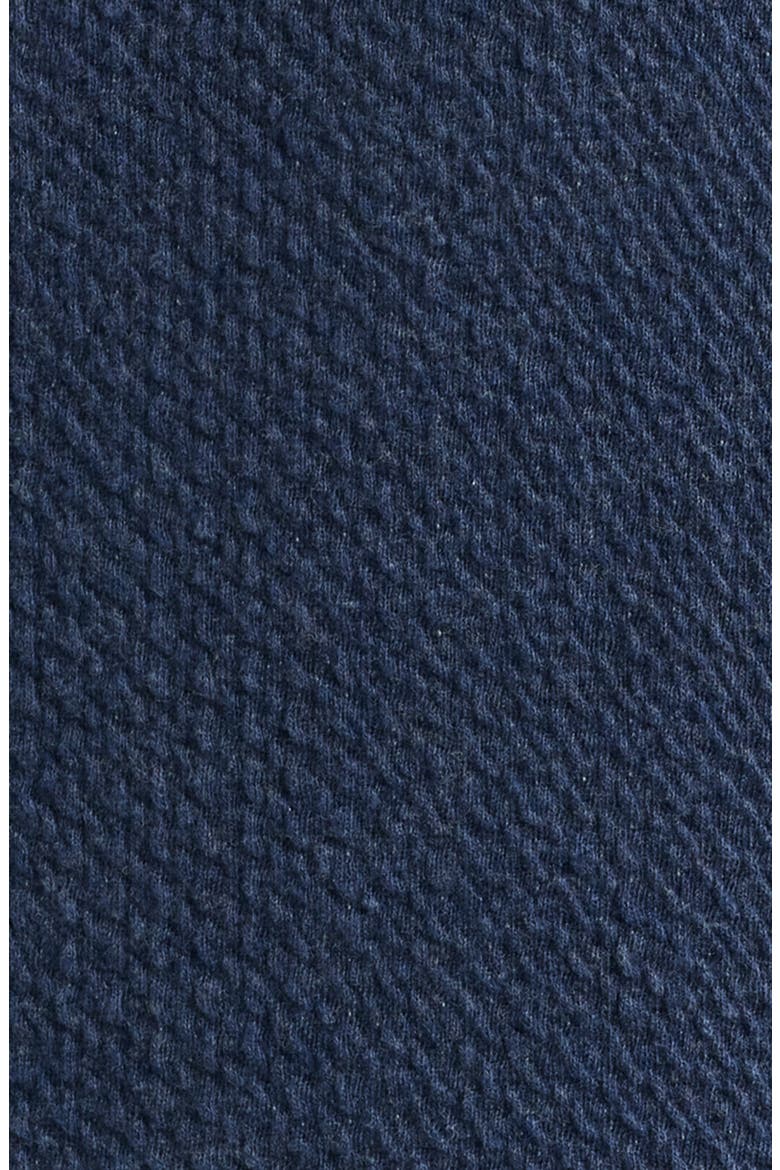 Zoeller Textured Half Zip Hoodie, Alternate, color, INDIGO