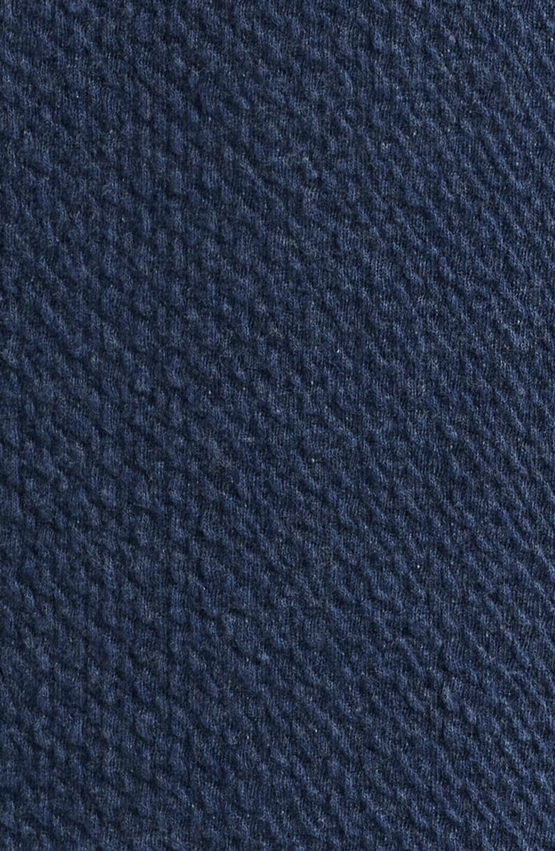 johnnie-O Zoeller Textured Half Zip Hoodie, Alternate, color, Indigo