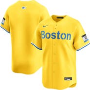 Nike Men's Nike  Gold Boston Red Sox City Connect Limited Jersey