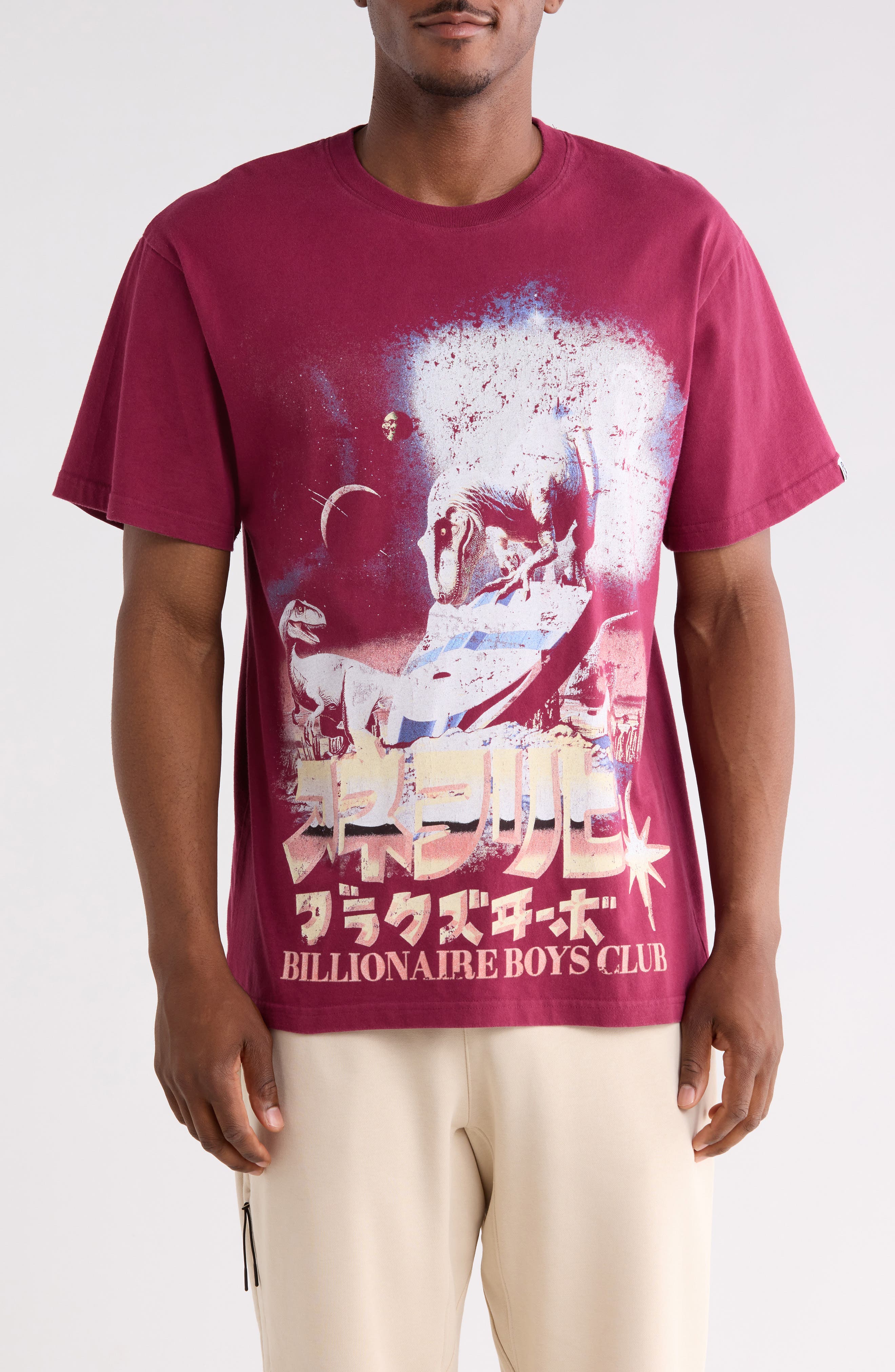 Lost Oversize Cotton Graphic T-Shirt