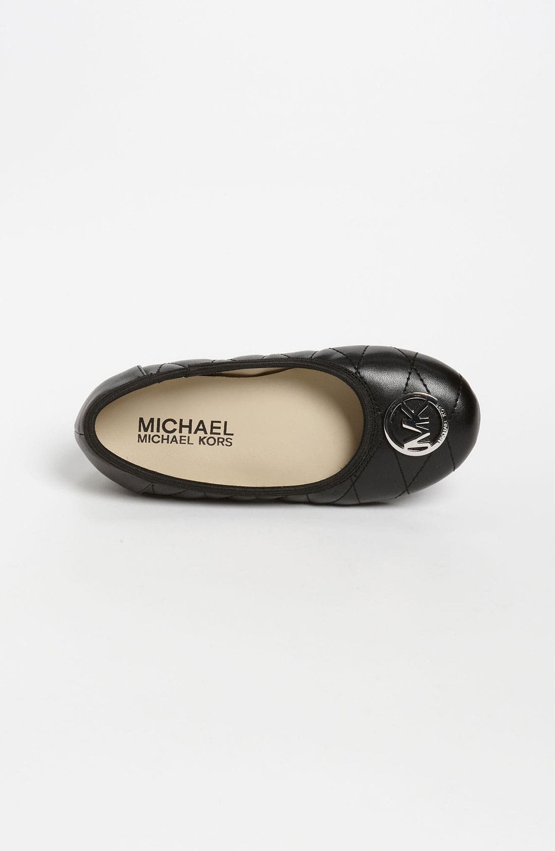 'Faye' Flat, Alternate, color, BLACK
