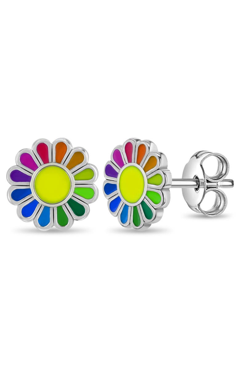 In Season Jewelry Multicolored Petal Girl Earrings, Main, color, Multi-Color