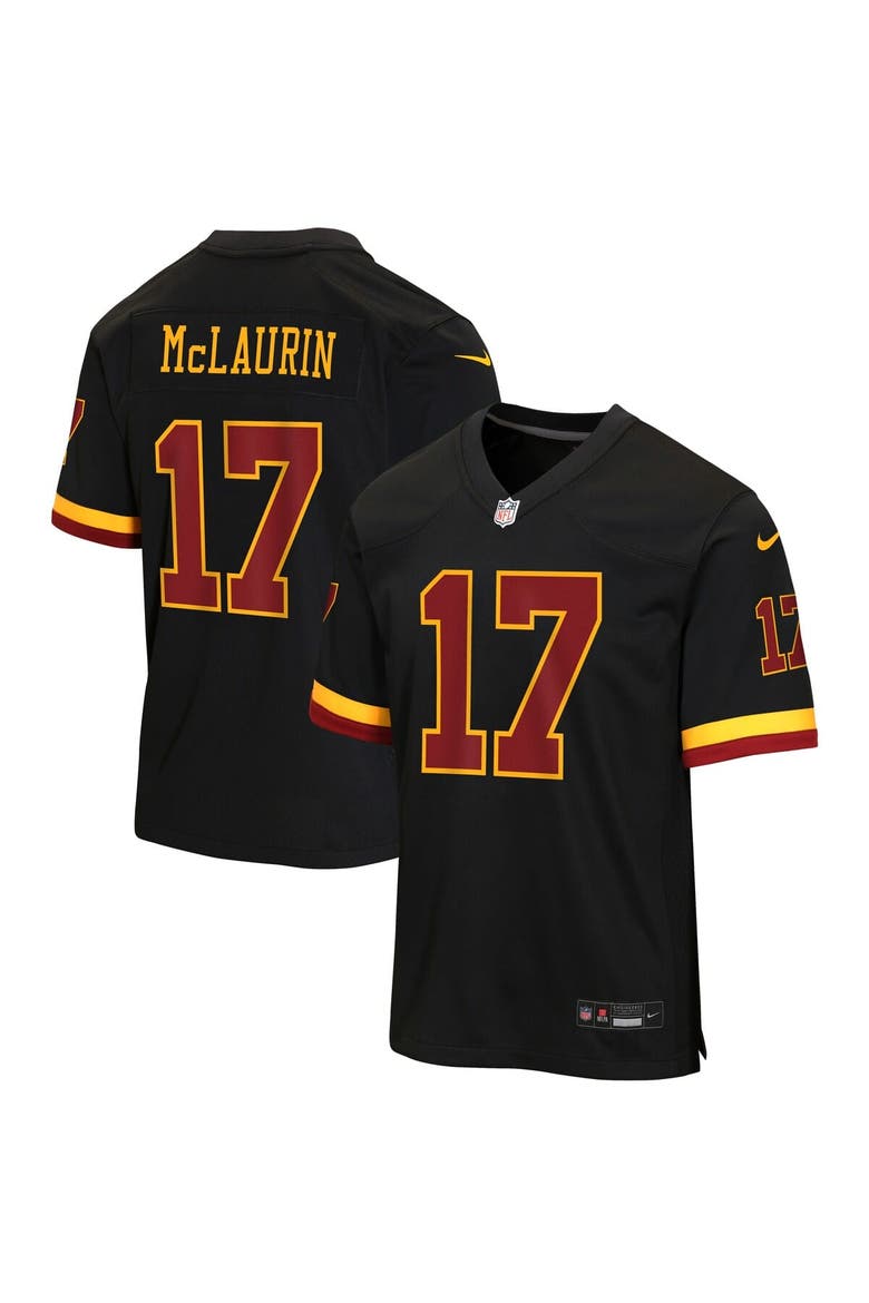 Youth Nike Terry McLaurin Black Washington Commanders Hail Raiser Alternate Game Jersey, Main, color, Black