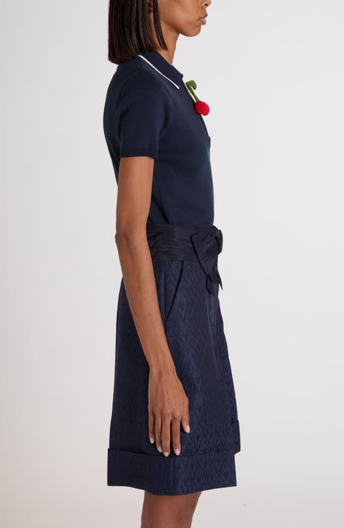 Valentino Polo Shirt Cotton Embroidered Detail
