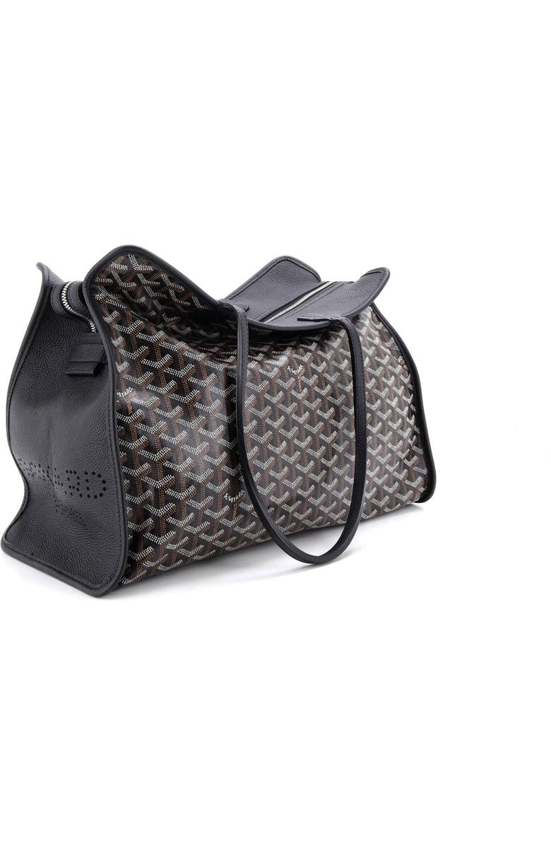 Pre-Owned Goyard Hardy Pet Carrier Coated Canvas PM, Alternate, color, Black