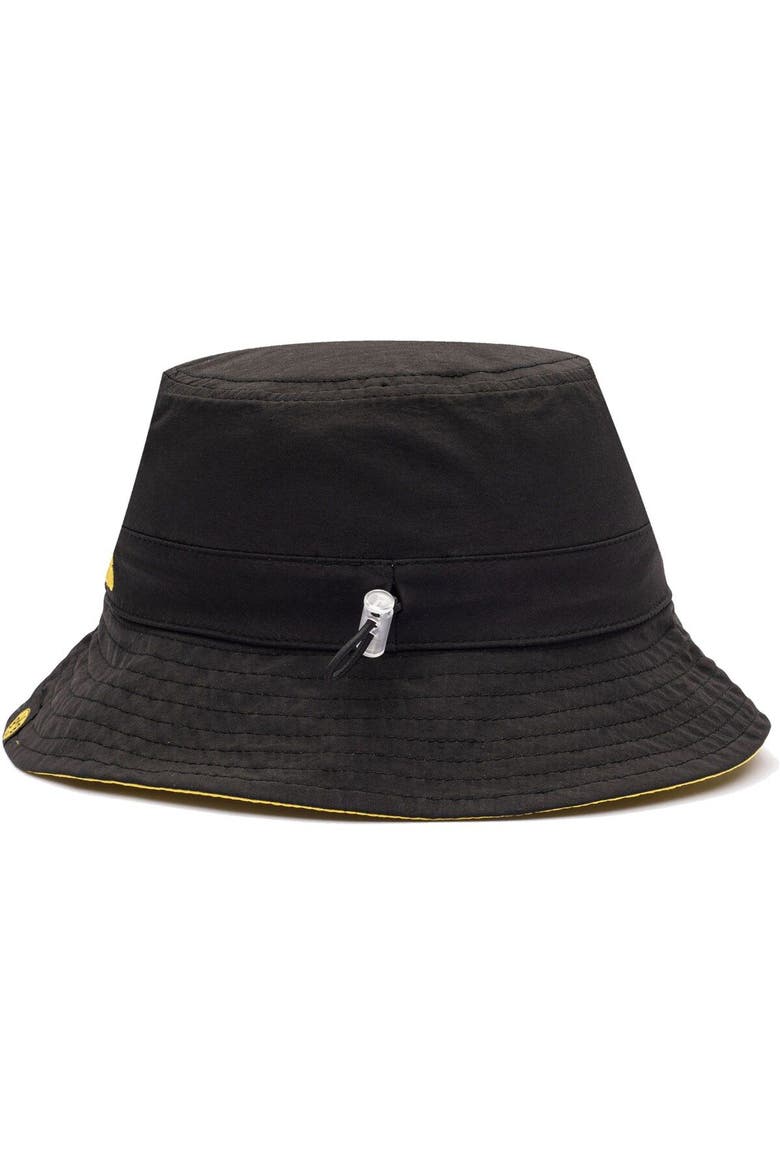 Men's Black/Yellow Borussia Dortmund Terrain Reversible Adjustable Bucket Hat, Alternate, color, Black