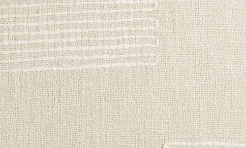 Nordstrom Textured Cotton & Linen Blend Accent Pillow In Beige Oatmeal
