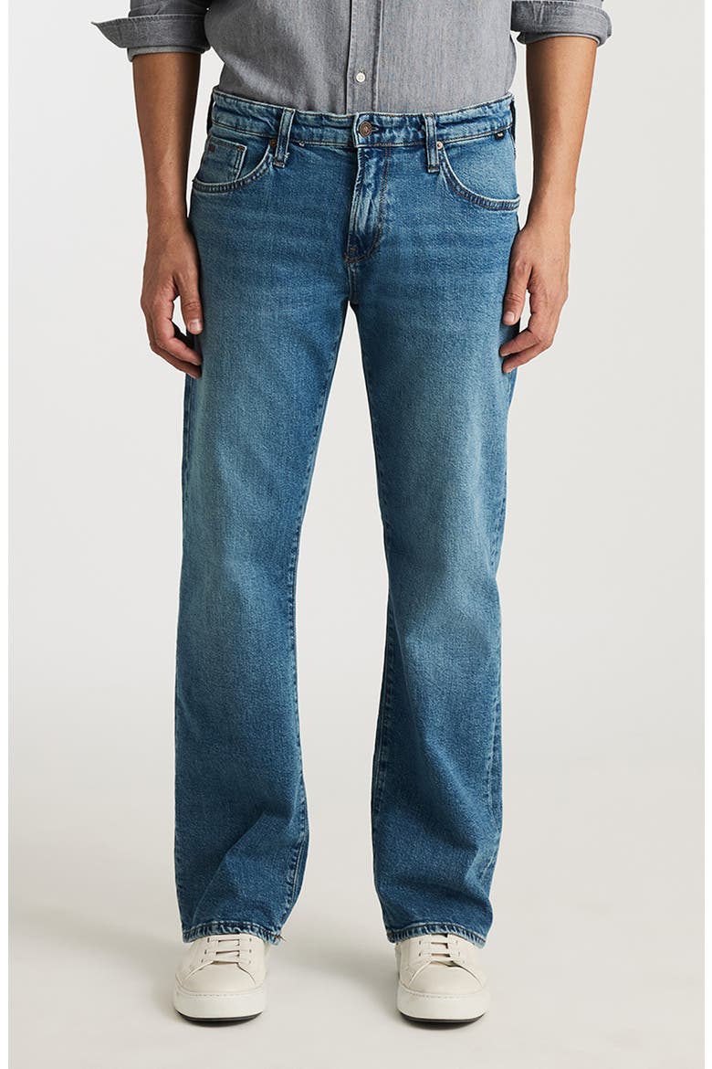 Josh Bootcut Jeans, Main, color, DARK BRUSHED CLASSIC DENIM