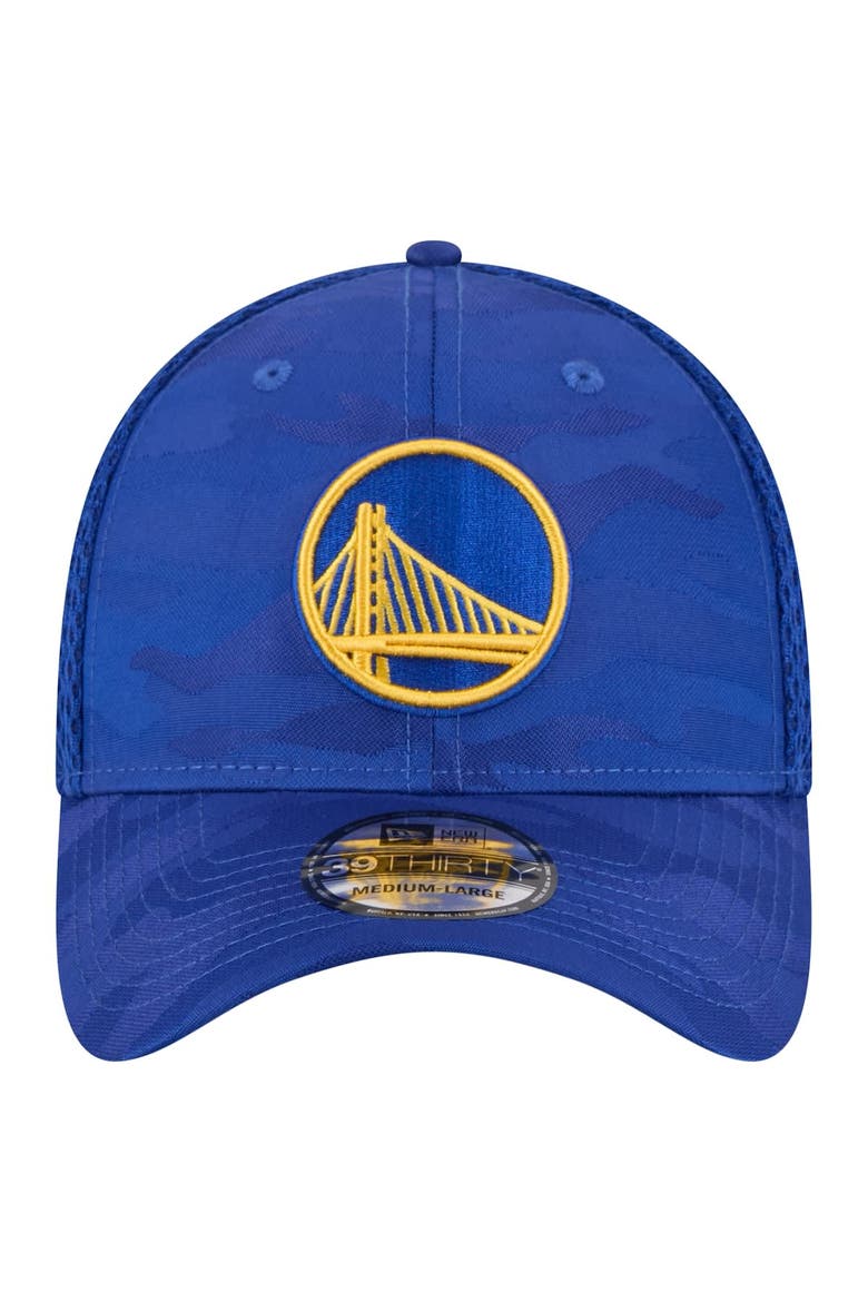 Men's New Era  Royal Golden State Warriors Subtle Camo 39THIRTY Flex Hat, Alternate, color, Royal