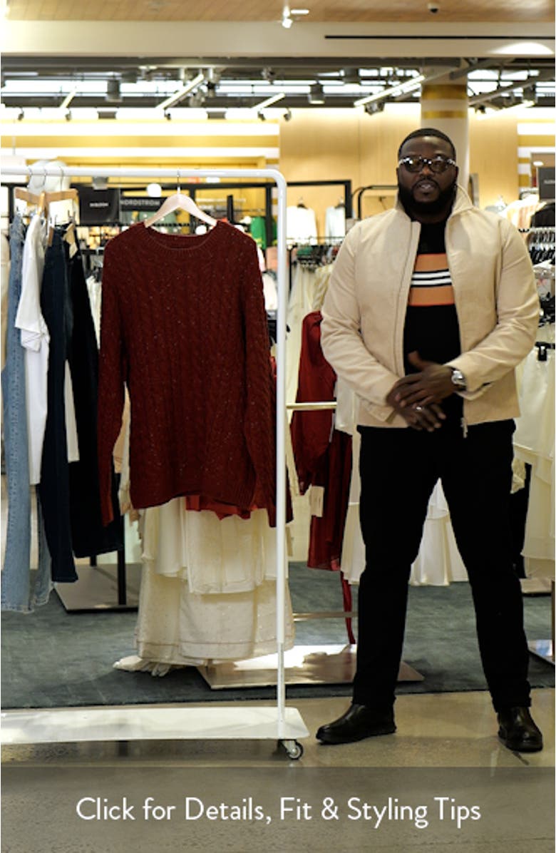 Cable Crewneck Sweater, sales video thumbnail