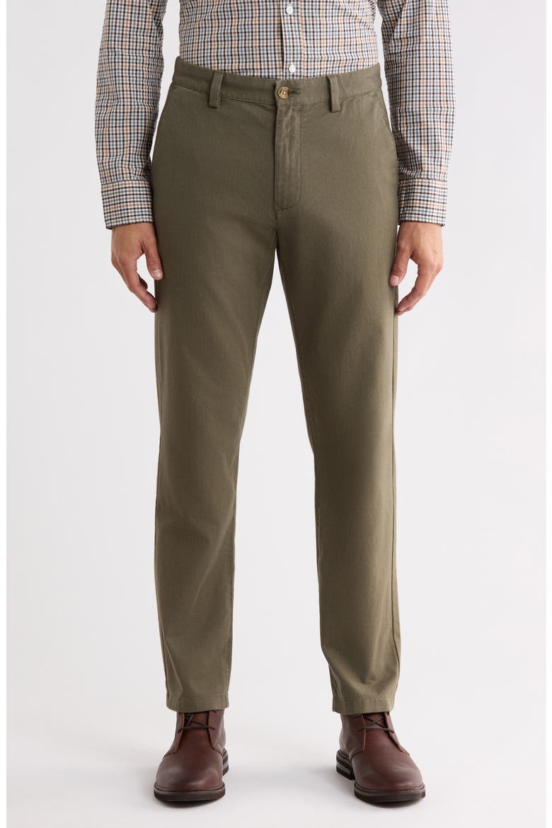 Slim Soft Brushed Chinos, Main, color, FOREST NIGHT