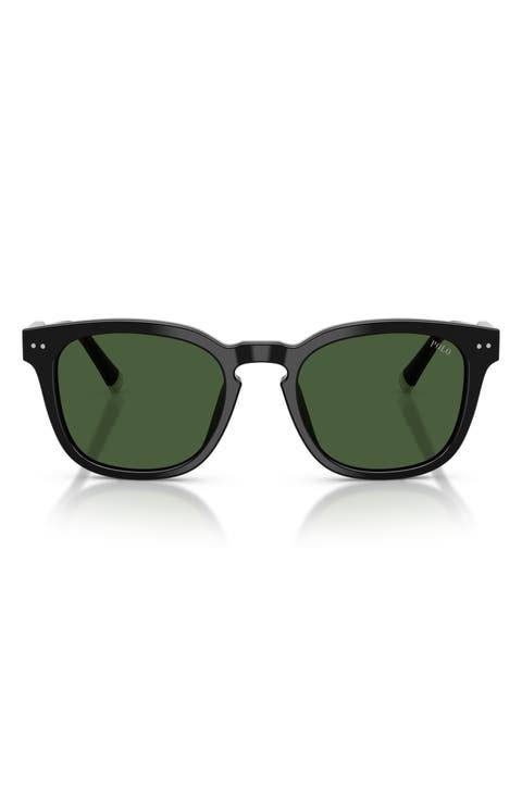 52mm Square Sunglasses