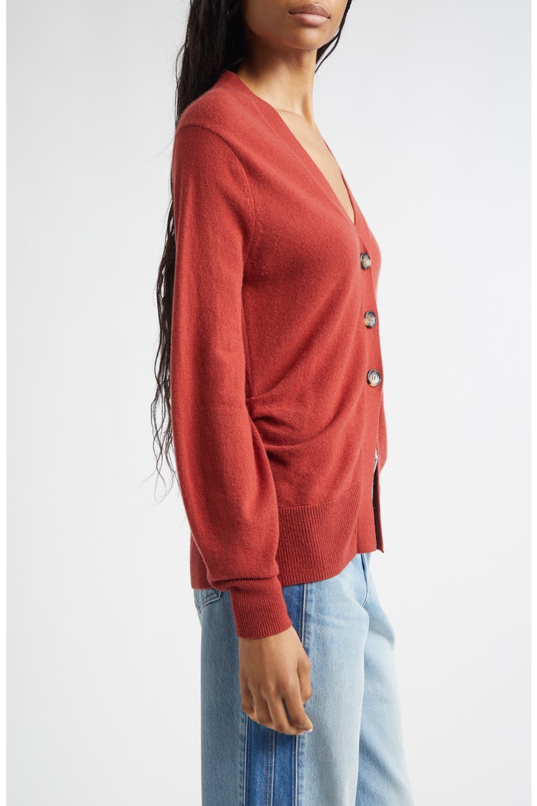 Lamotte Cashmere Cardigan, Alternate, color, CARNELIAN RED