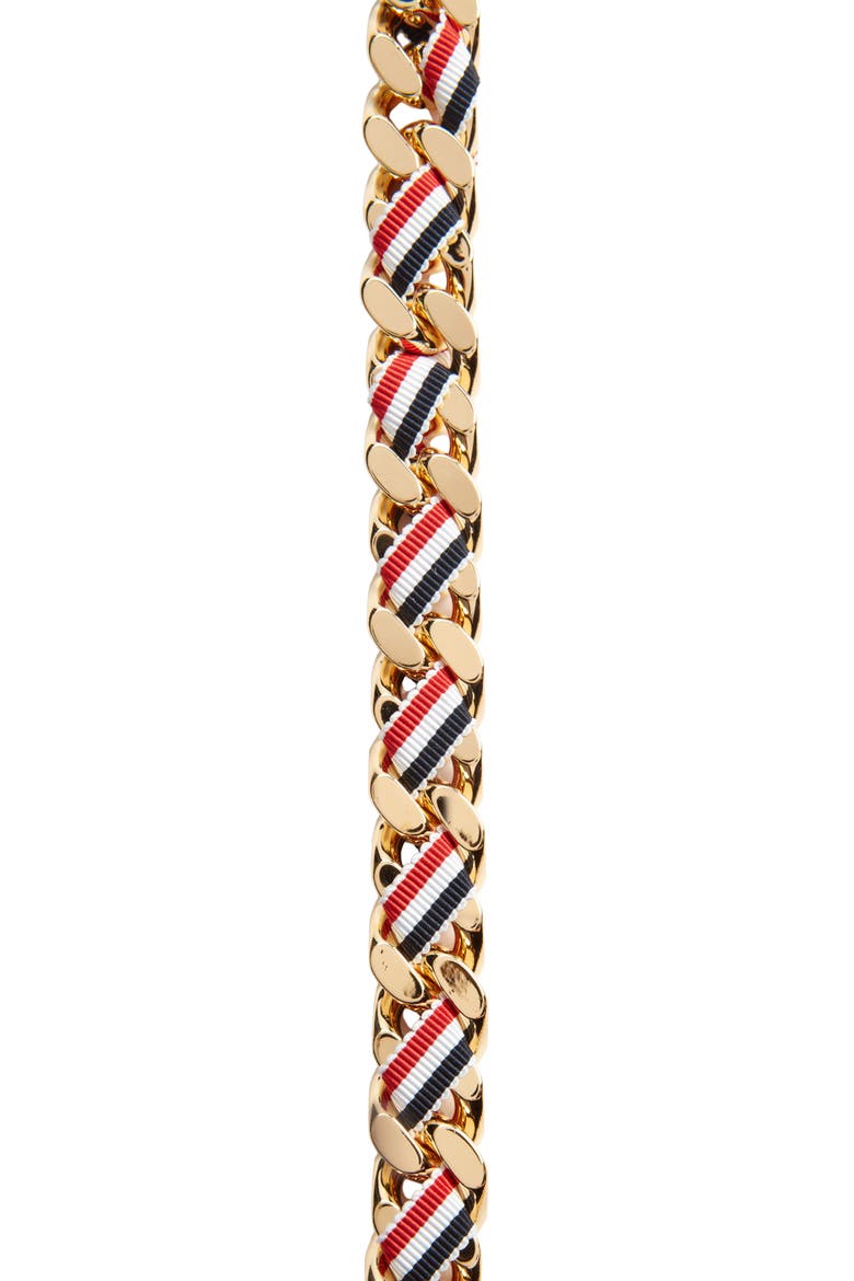 RWB Grosgrain Chain Belt, Alternate, color, GOLD LOW LEAD NIKEL FREE 703