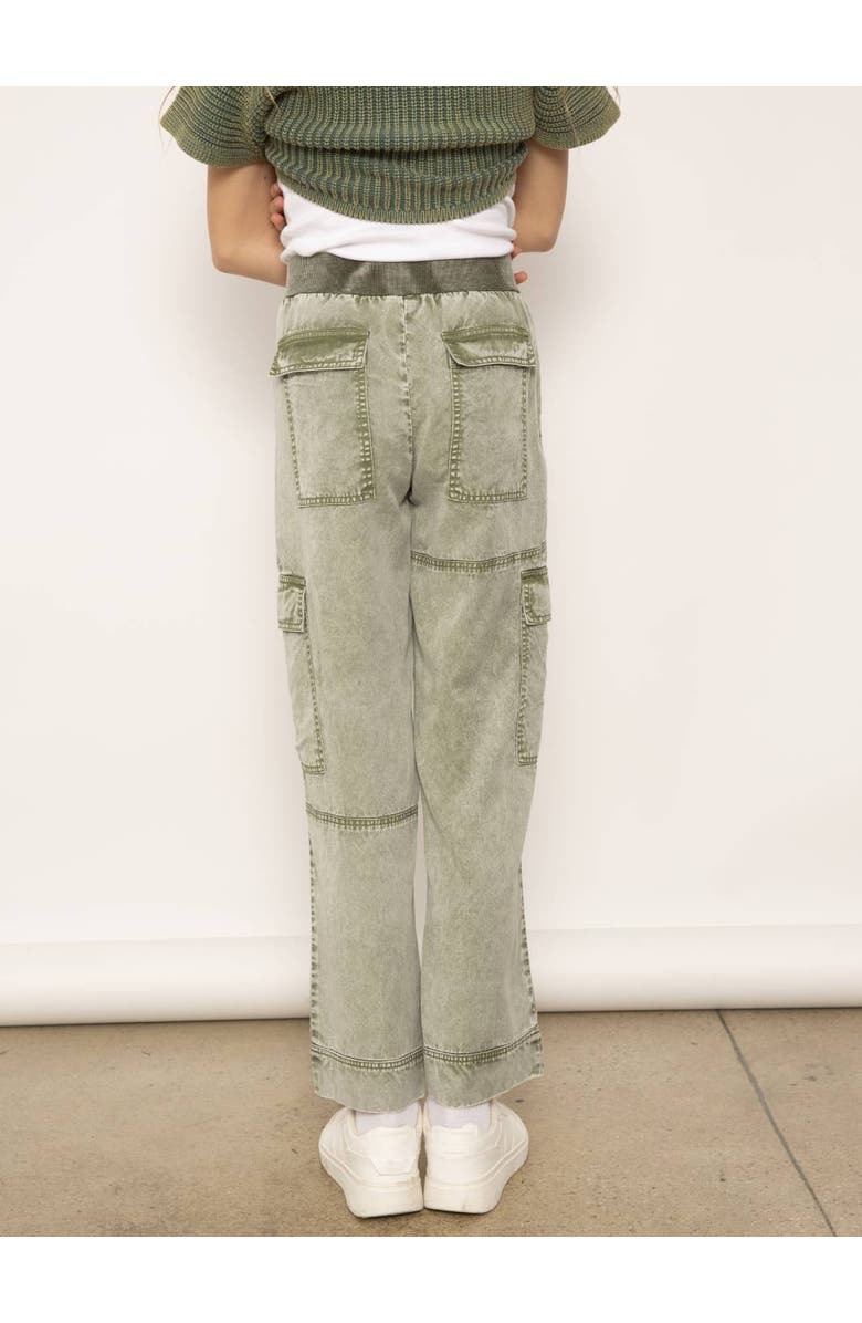 Central Park West Beck Tencel Cargo Trouser, Alternate, color, Olive