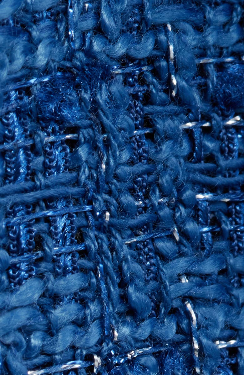 Tahari ASL Bouclé Jacket, Alternate, color, Riverside Blue