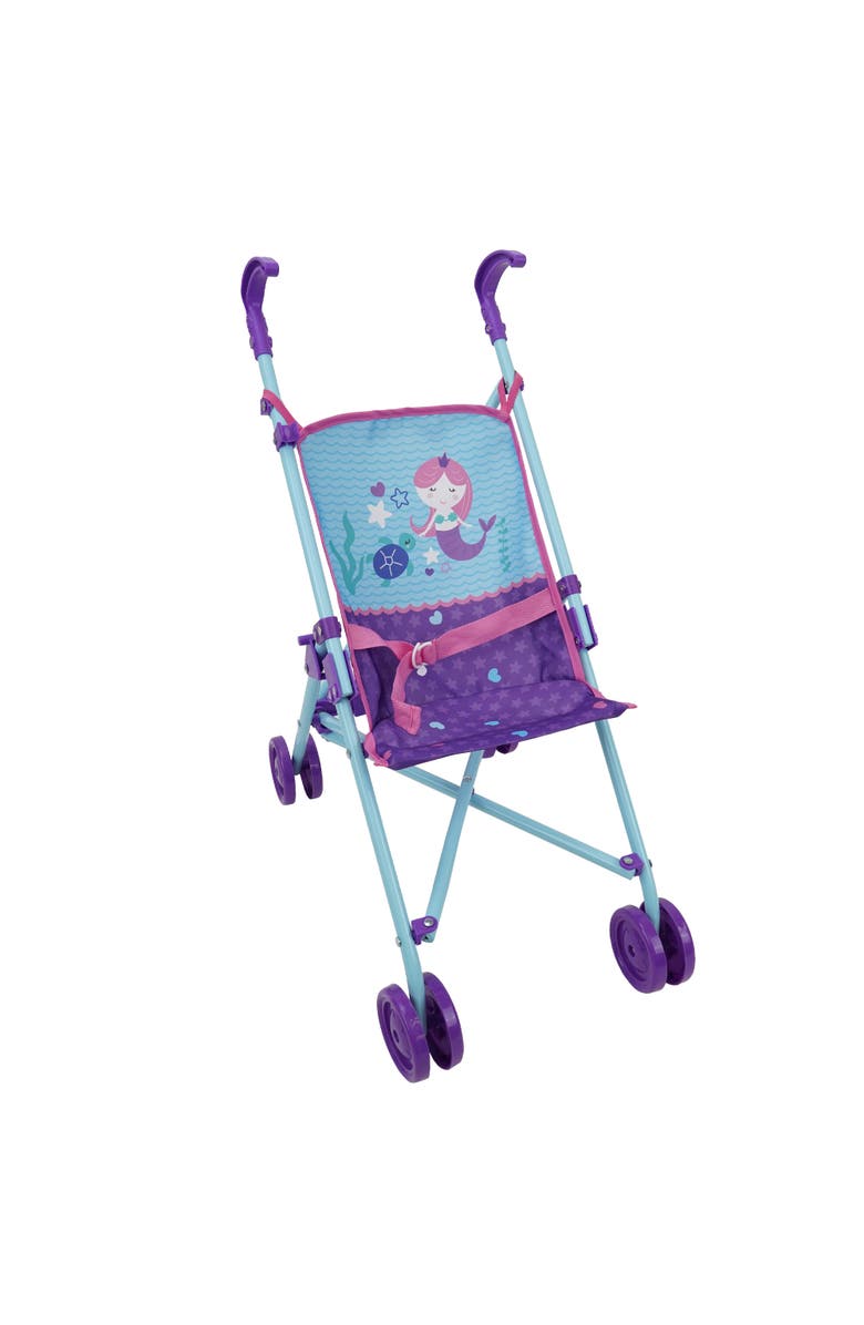 509 Mermaid Doll Umbrella Stroller, Alternate, color, Multicolored