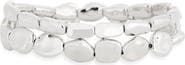 NORDSTROM RACK Set of 2 Molten Beaded Stretch Bracelets
