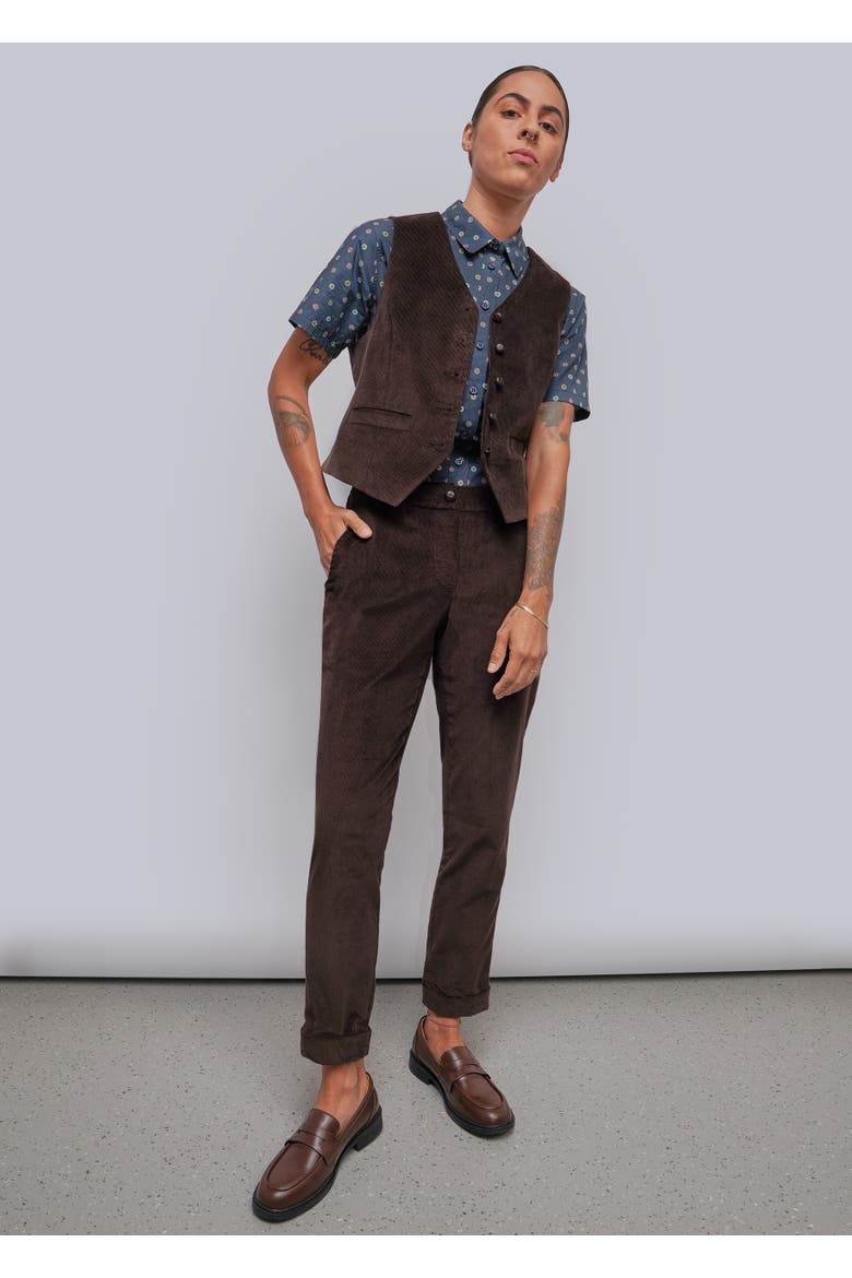 The Essential Corduroy Trouser, Main, color, MOCHA