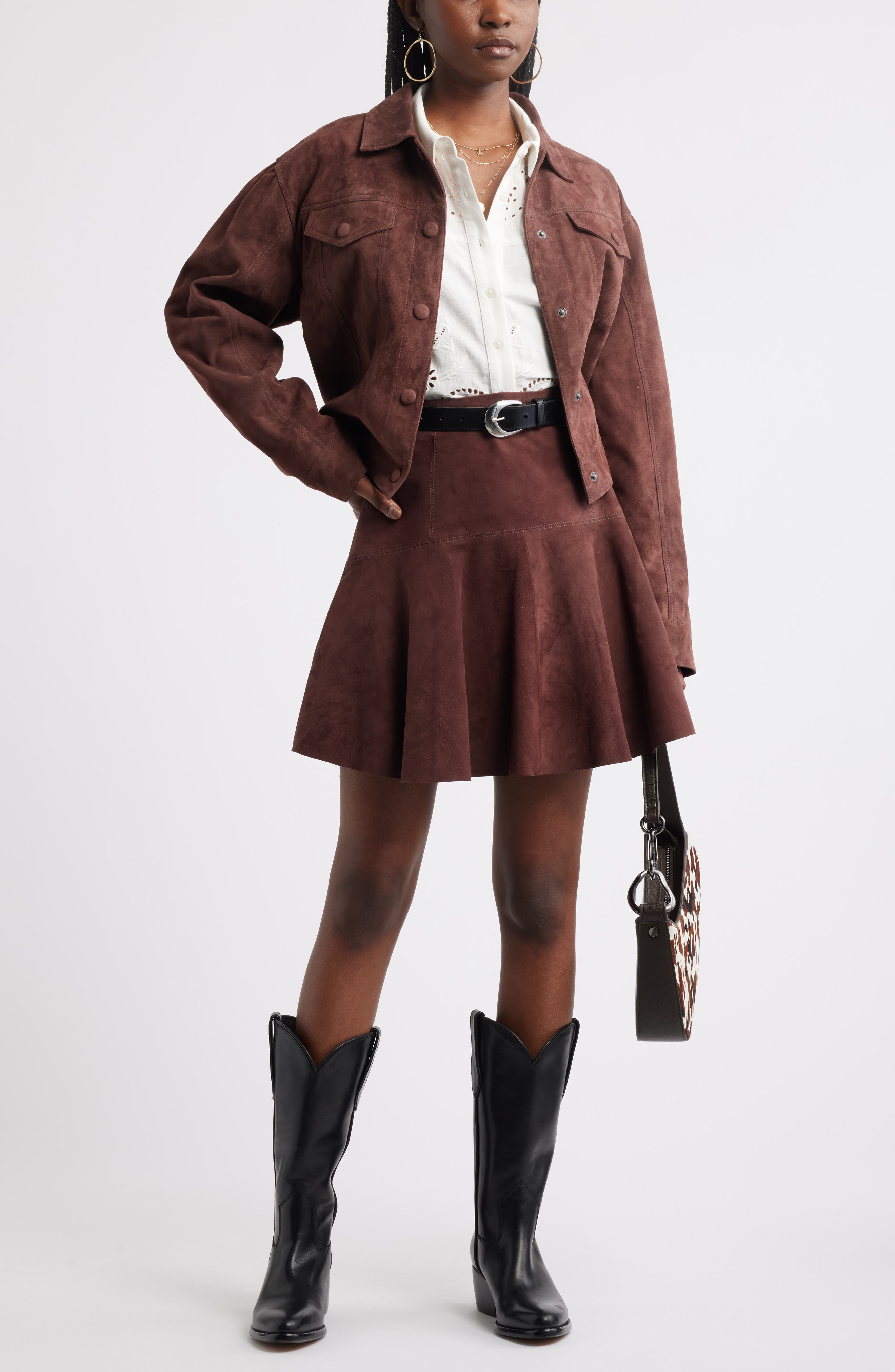 Suede Trucker Jacket - image 2