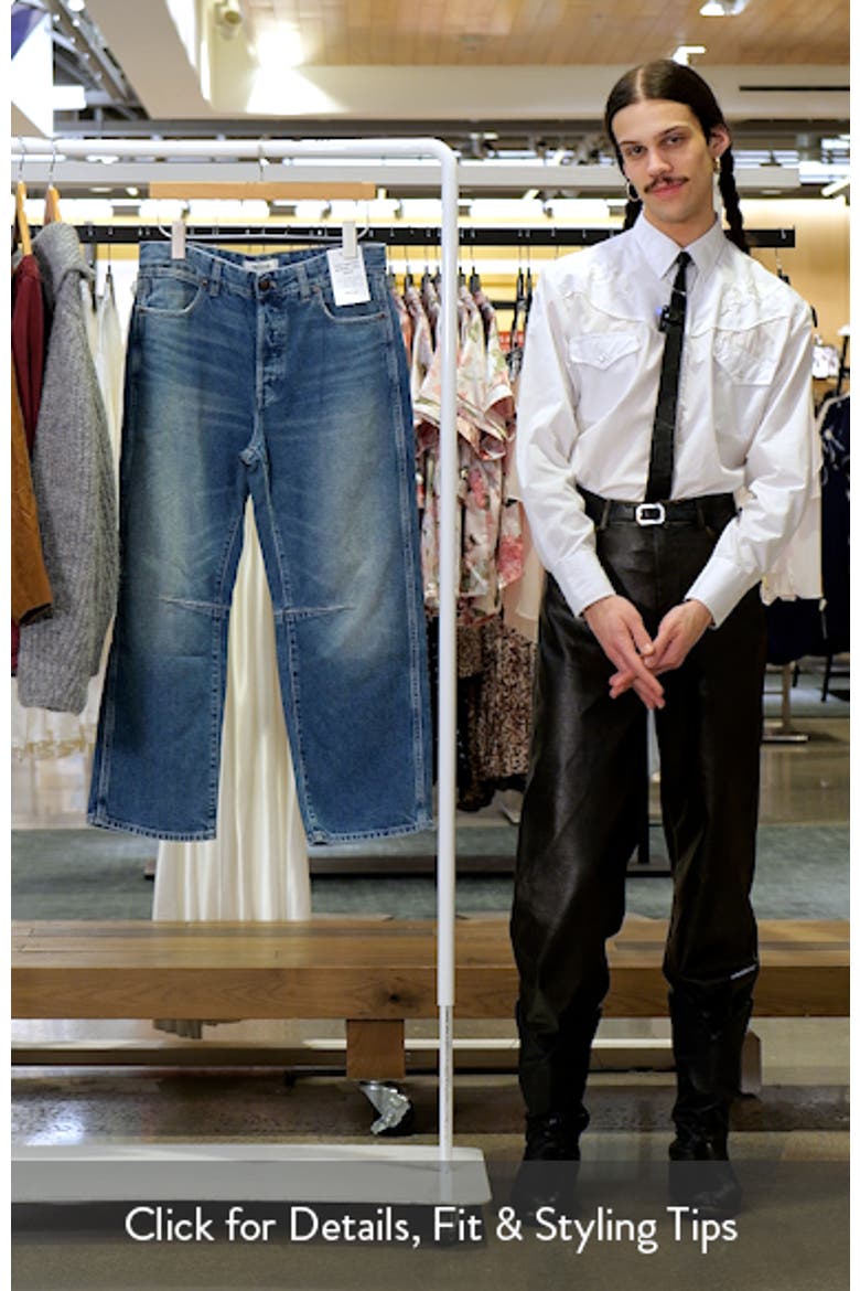 The Darted Barrel Leg Jeans video