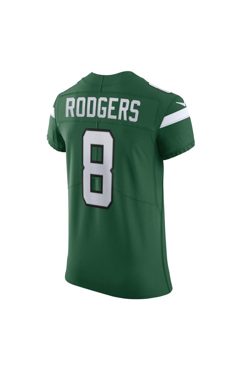 Nike Men's Nike Aaron Rodgers Gotham Green New York Jets Alternate Vapor F.U.S.E. Elite Jersey, Alternate, color, 
