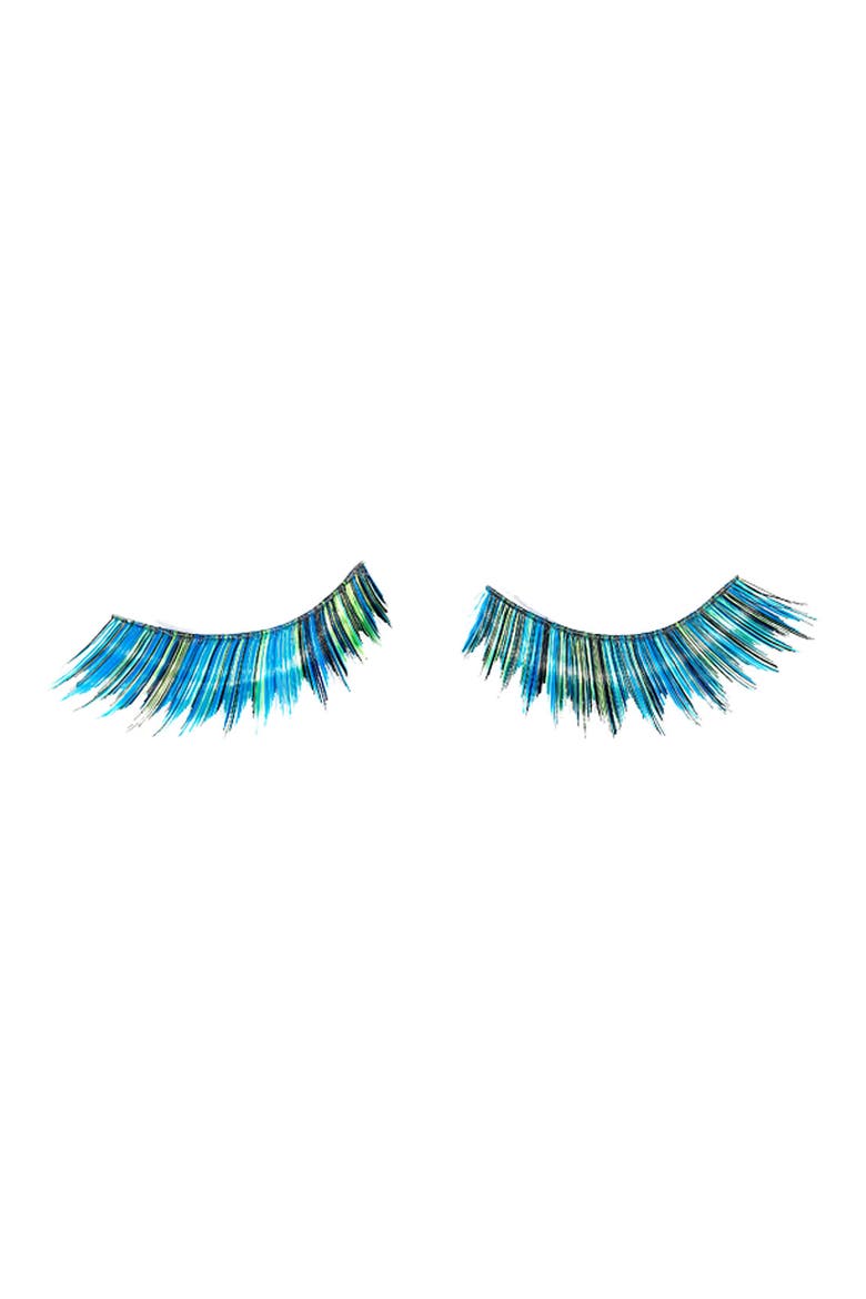 'Lotus' Faux Lashes, Main, color, BLUE GREEN
