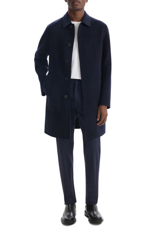 THEORY THEORY DOUBLE FACE WOOL BLEND CAR COAT