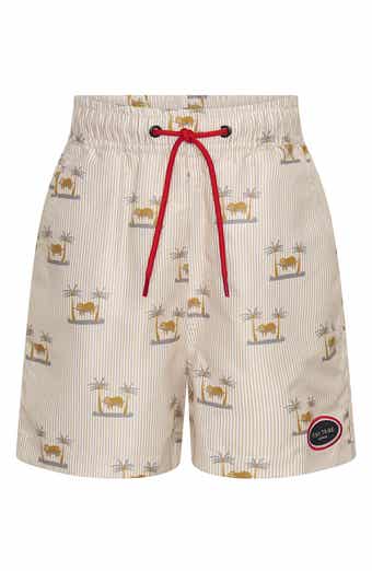 Kids' Chillin' Stripe UPF 50+ Swim Trunks