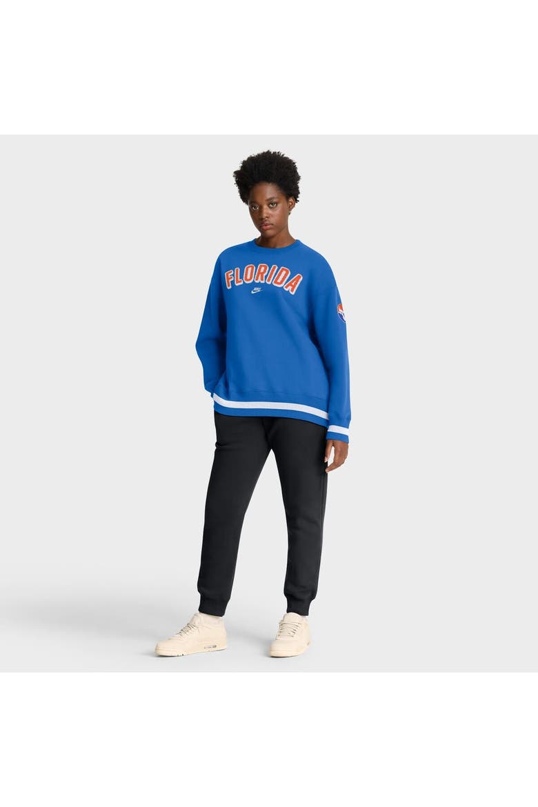 Women's Nike Royal Florida Gators Oversized Legacy Phoenix Sweatshirt, Alternate, color, Royal