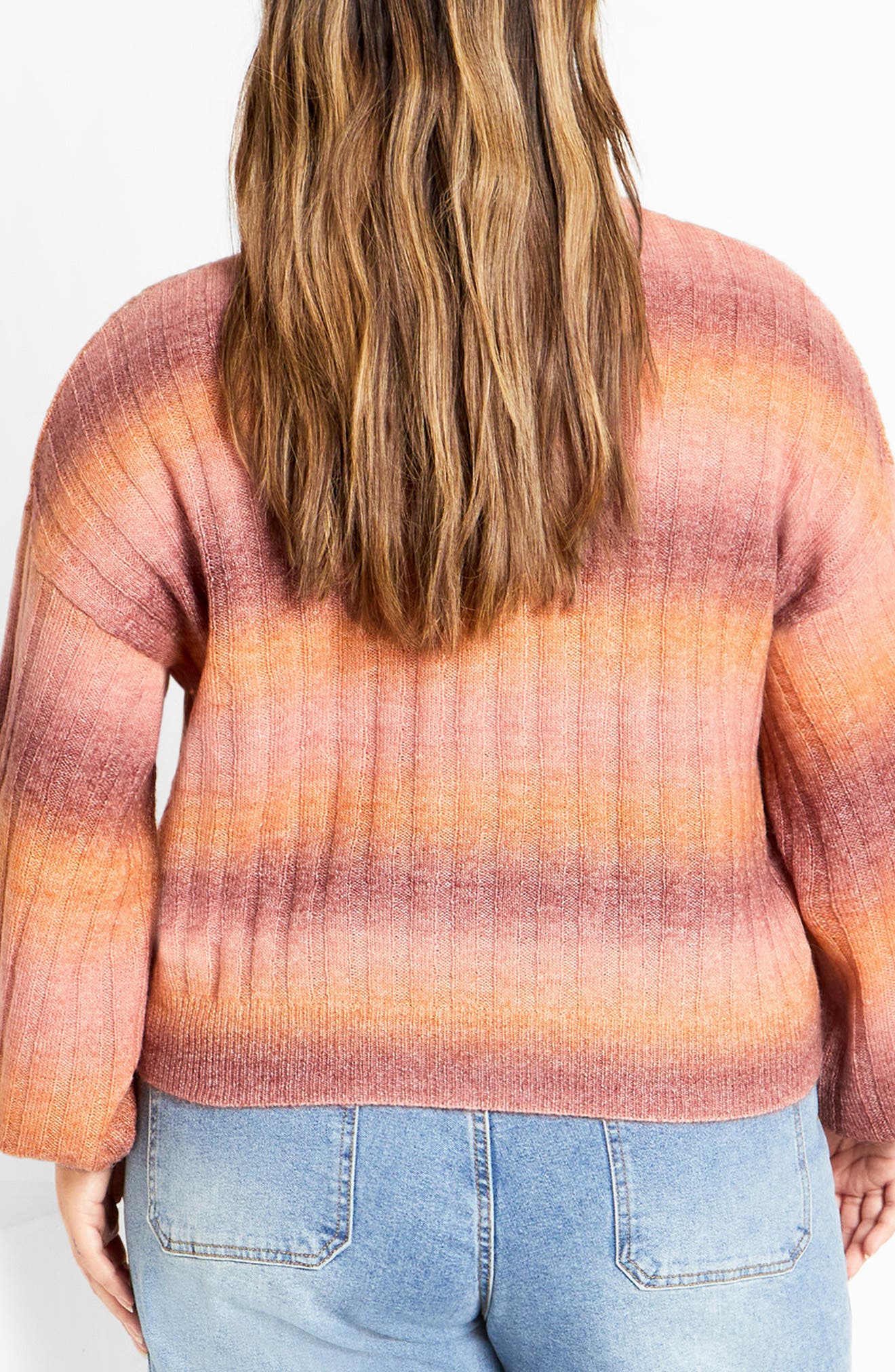 Shay Ombre Stripe Rib Sweater - image 2