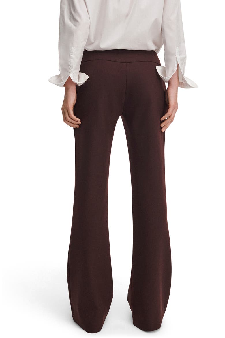 Demi Flare Leg Pants, Alternate, color, BURGUNDY