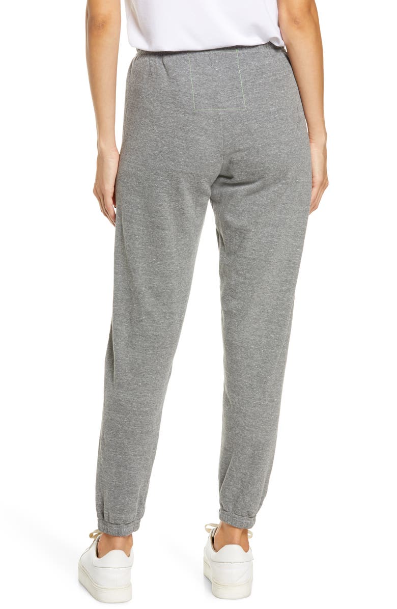 Aviator Nation Heart Appliqué Sweatpants, Alternate, color,